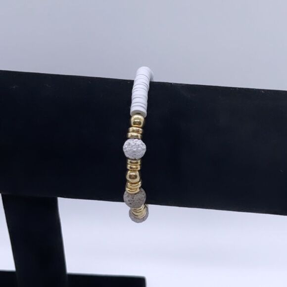 NWT Wool + Pepper Co. Lava Rocks Bracelet - Picture 7 of 7